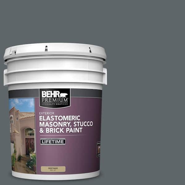 BEHR PREMIUM 5 gal. #N450-6 Binary Star Elastomeric Masonry, Stucco and Brick Exterior Paint