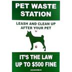 12 in. x 16 in. Doggy Do Pet Waste Sign