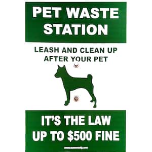 12 in. x 16 in. Doggy Do Pet Waste Sign