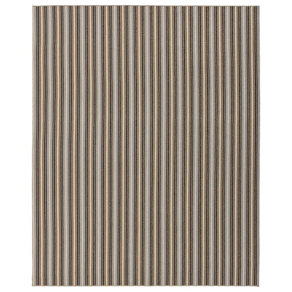 Garland Rug Nantucket Mutlicolor Earth Tone 7 ft. 6 in. x 9 ft. 3 in