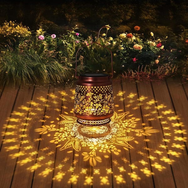 2 Pack Hummingbird Solar Lanterns Outdoor Waterproof, Garden Decor