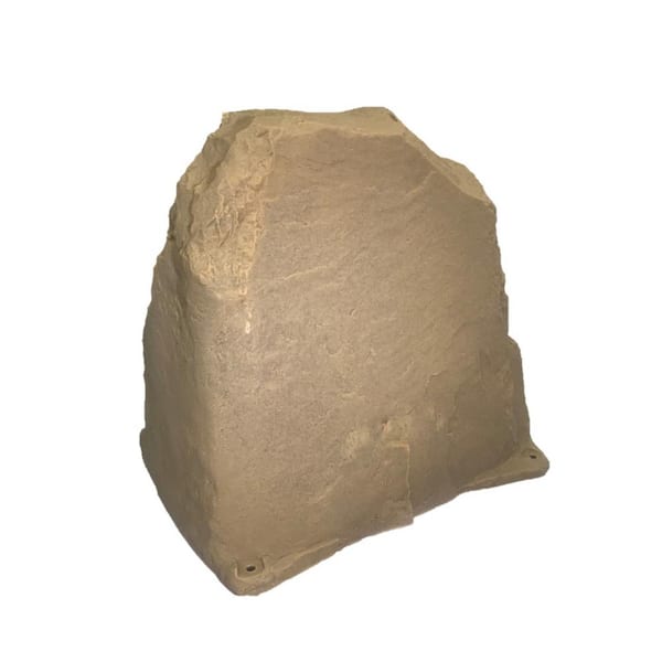 Dekorra 24 in.x20 in.x24 in. Medium Tan Fake Rock Cover for Concealing ...