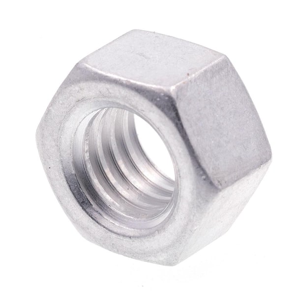 Prime-Line 3/8 in.-16 Aluminum Finished Hex Nuts (25-Pack)