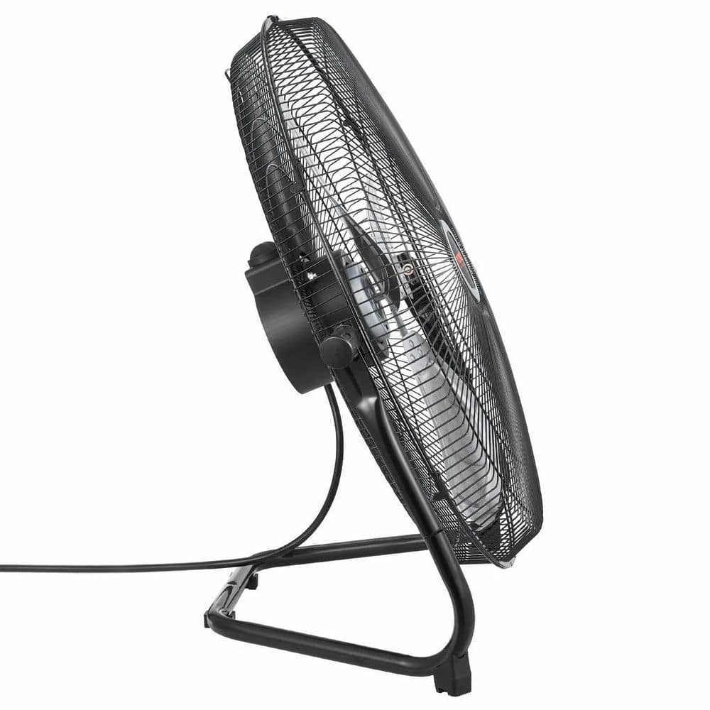 Black 18 in. 3-Speed Industrial High Velocity Floor Fan with 360-Degree Tilt Adjustment for Indoor, Warehouse, Garage price history on PriceWatchPro