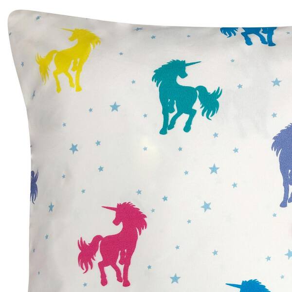 unicorn accent pillow