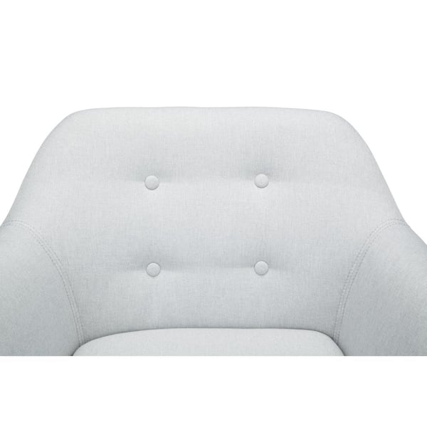 161-FLC2-LGRY in Light Gray Walnut Legs OFM 161 Collection Mid Century Modern Tufted Fabric Accent Chair with Arms and Lumbar Support Pillow 161-FLC2-LGRY in Light Gray Walnut Legs OFM 161 Collection Mid Century Modern Tufted Fabric Accent Chair with Arms and Lumbar Support Pillow