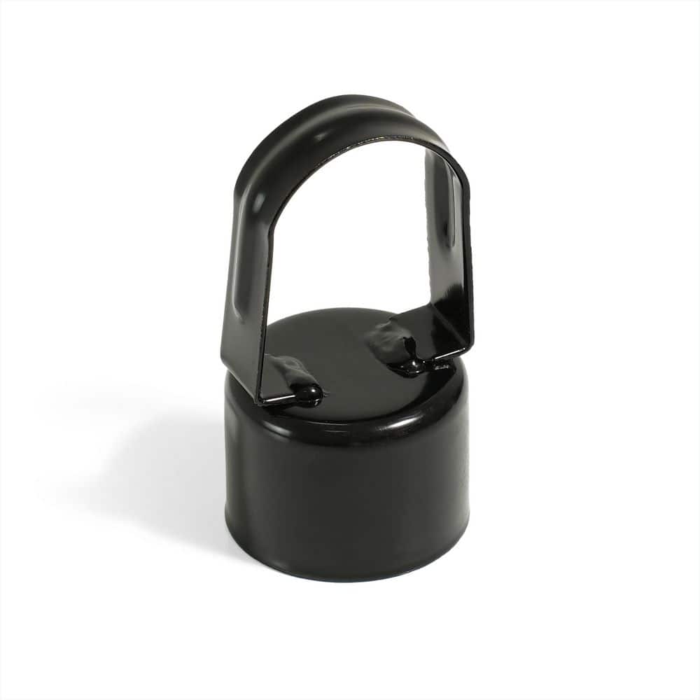 1-7/8 in. Chain Link Fence Black Galvanized Steel Eye Top Rail Cap for Line Post (Single) price history on PriceWatchPro