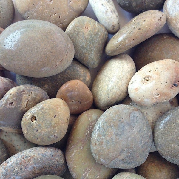 Butler Arts 0.25 cu. ft. 1/2 in. - 1 in. Brown Mexican Beach Polished Pebble
