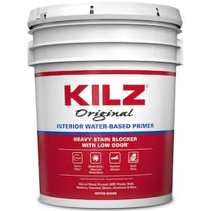 KILZ Original 5 Gal. White Oil-Based Interior Sealer, Primer, and
