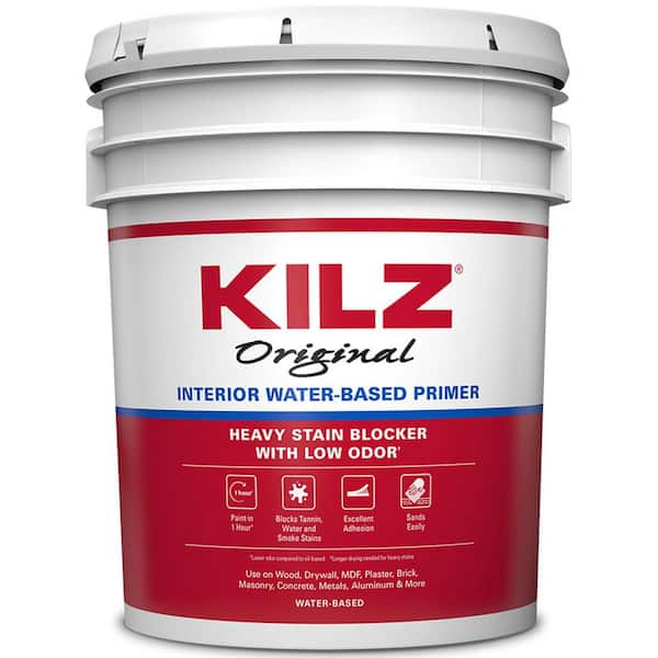 Original 5 gal. White Water-Based Interior Primer, Sealer, and Stain Blocker