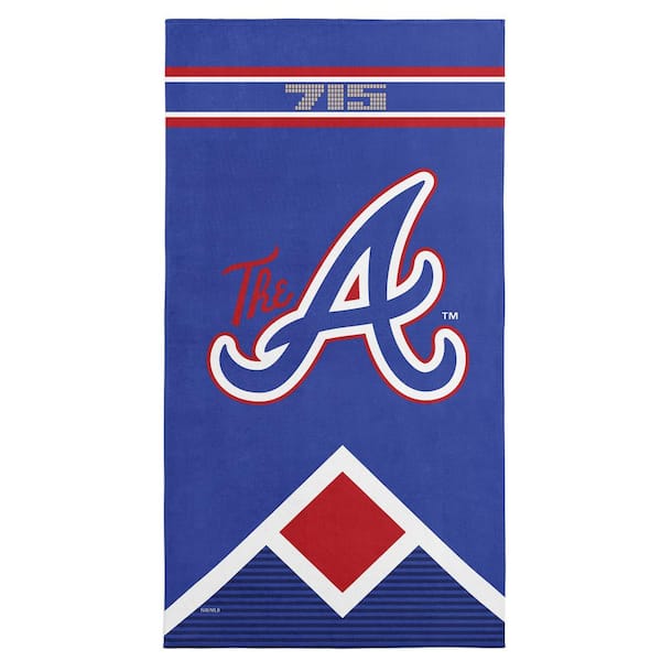 THE NORTHWEST GROUP MLB Braves City Connect Printed Cotton/Polyester Blend Beach Towel