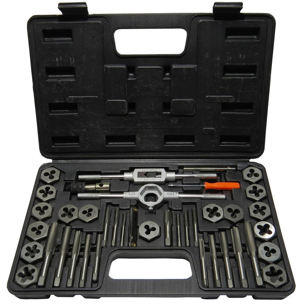 12-24 UNC Tap And Die Set - High Speed Steel With 20mm Round Die & Handle Wrench 7 thumbnail image
