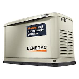 10,000 Watt - Dual Fuel Air- Cooled Whole House Home Standby Generator, Smart Home Monitoring