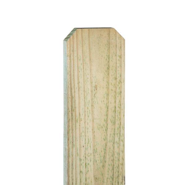 1 In X 6 In X 8 Ft Pressure Treated Pine Dog Ear Fence Picket 102582 The Home Depot 1 In X 6 In X 8 Ft Pressure Treated Pine Dog Ear Fence Picket 102582 The Home Depot