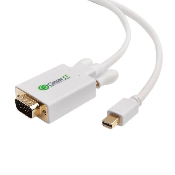 GearIt Mini DisplayPort (Thunderbolt Port Compatible) to VGA Male Adapter Cable