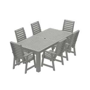 Glennville 5-Pieces Square Recycled Plastic Outdoor Dining Set