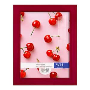 Wexford Home Woodgrain 5 in. x 7 in. Cherry Red Picture Frame (Set of 2)  WF501C-2 - The Home Depot