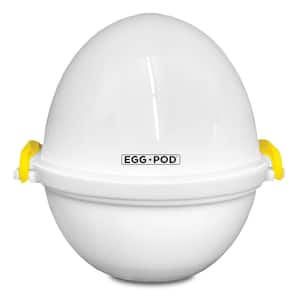 Egg Pod 4-Egg White Microwave Egg Cooker that Perfectly Cooks Eggs and Detaches the Shell!