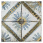 Kings Marrakech Blue 17-5/8 in. x 17-5/8 in. Ceramic Floor and Wall Tile (10.95 sq. ft./Case)