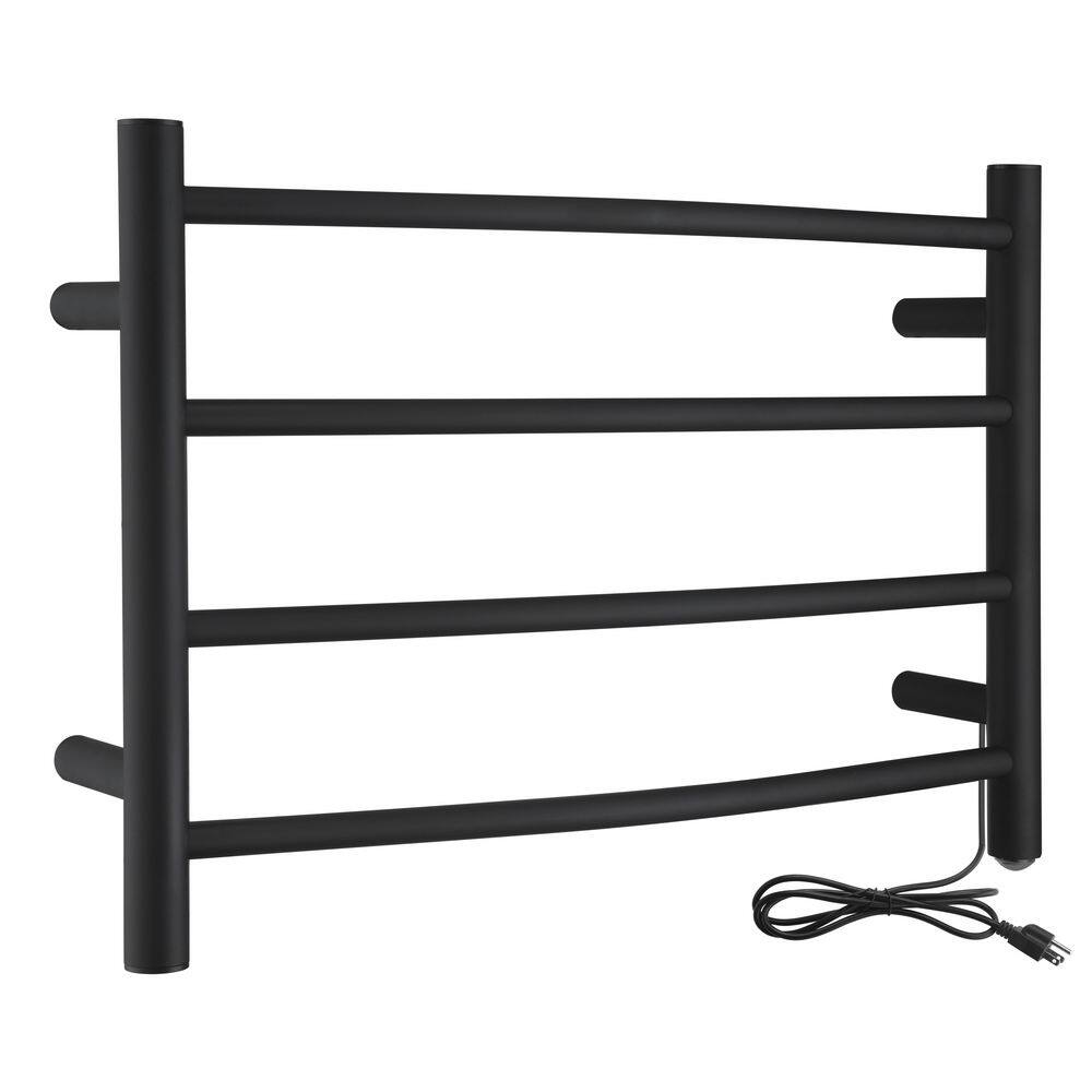 Matte Black Stainless Steel Wall Mounted Towel Warmer