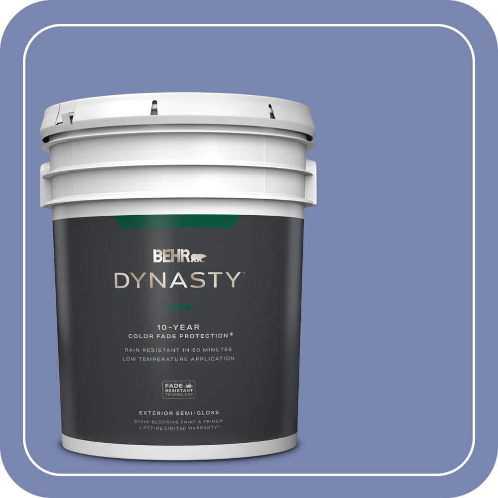5 gal. #610B-5 Corsican Purple Semi-Gloss Exterior Stain-Blocking Paint & Primer product image for price tracking