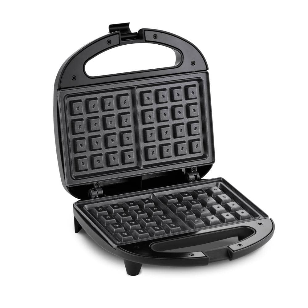  Elite Gourmet EWM013B Electric Nonstick Mini Waffle Maker with  5-inch cooking surface, Belgian Waffles, Compact Design, Hash Browns, Keto,  Snacks, Sandwich, Eggs, Easy to Clean, Black: Home & Kitchen