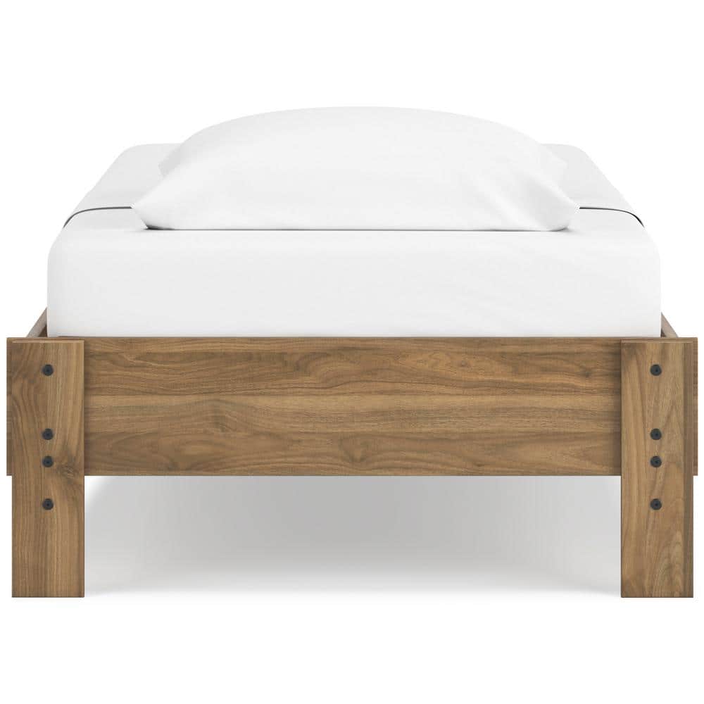Deanlow Twin Wood Platform Bed with Storage Drawer