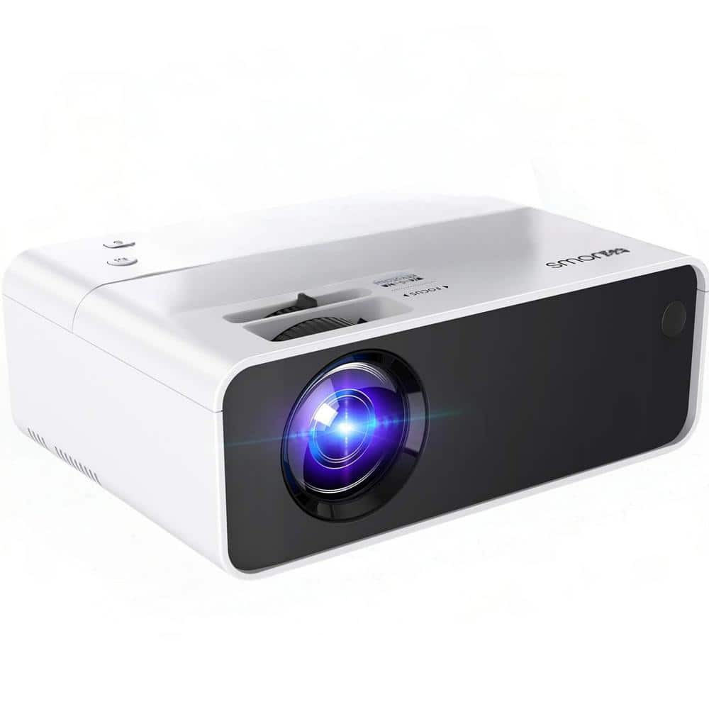 1920 x 1080 Full HD Mini Portable Projector with 7500-Lumens Dust-Proof  &  Compatible VGA, USB HDMI, 3.5mm Jack, TV, PC -  Lukyamzn, PH012LT046