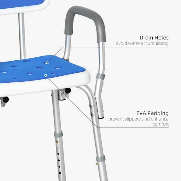 Buy Medokare Shower Seat - Adjustable, Padded Shower Stool with