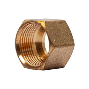 7/16 in. Brass Compression Nut Fitting (25-Pack)
