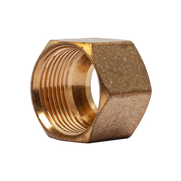 LTWFITTING 7/16 in. Brass Compression Nut Fitting (25-Pack)