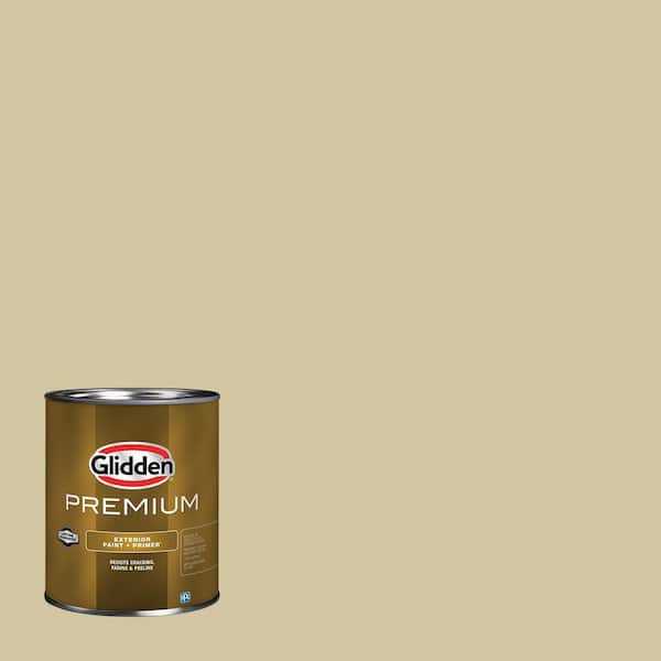 Glidden Premium 1 qt. PPG1111-3 Safari Flat Exterior Paint