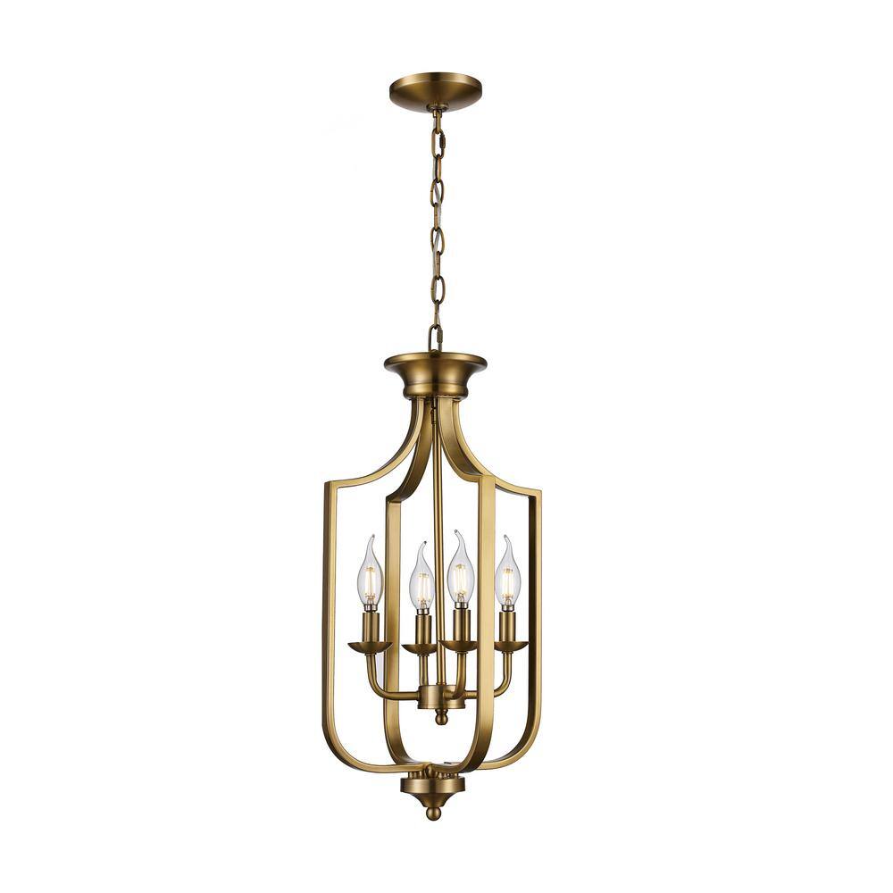 Elegant Antique Gold Globe Pendant with Glass Shade, 12" Wide