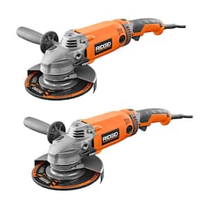 15 Amp Corded 7 in. Twist Handle Angle Grinder with 15 Amp Corded 7 in. Twist Handle Angle Grinder