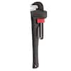 Husky 10 in. Heavy Duty Cast Iron Pipe Wrench with 1 in. Jaw Capacity WG-40-10