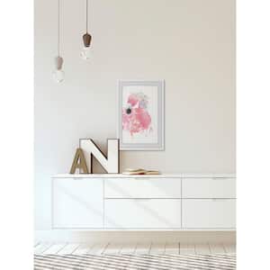 18 in. H x 12 in. W "Pink Flamingo" by Diana Alcala Framed Wall Art