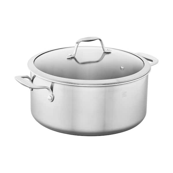 Spirit 3-Ply 8 qt. Stainless Steel Stock Pot