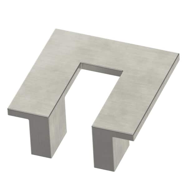 Liberty Liberty Square Cutout 1-1/4 in. (32 mm) Satin Nickel Cabinet Drawer Pull