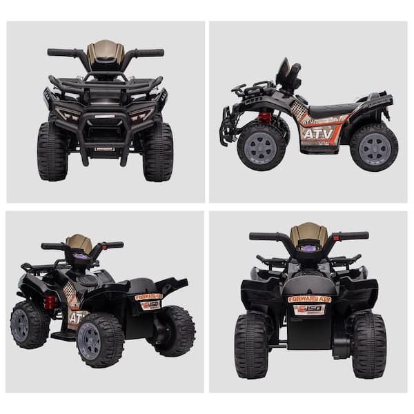 Gymax 6V Battery Powered Kids Ride On ATV 4-Wheeler Quad w