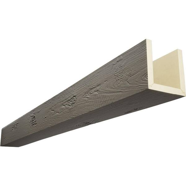 Endurathane 12 in. H x 10 in. W x 10 ft. L Knotty Pine Harvest Oak Faux Wood Beam
