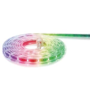 16.4 ft. Integrated LED Flex Strip Light Color Changing with Controller and 1-Button Remote