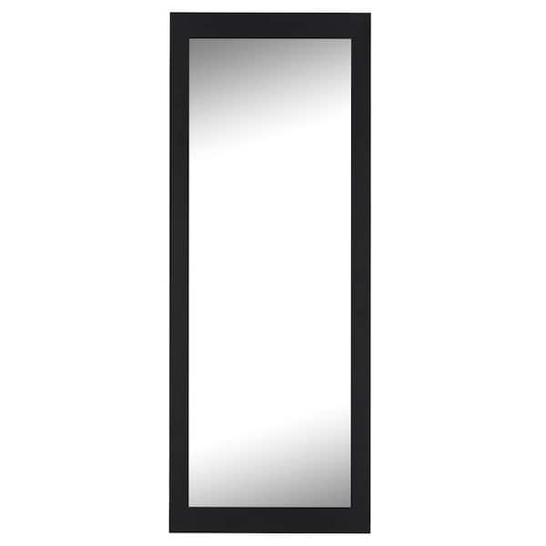 Hitchcock Butterfield Pageant 26.75 in. W x 70.75 in. H Modern Rectangle Framed Black Full-Length Decorative Wall Floor Leaning Mirror