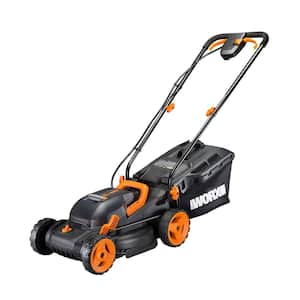 POWER SHARE 40-Volt 14 in. Cordless Battery Walk Behind Mower with Mulching & Intellicut, (Battery & Charger Included)