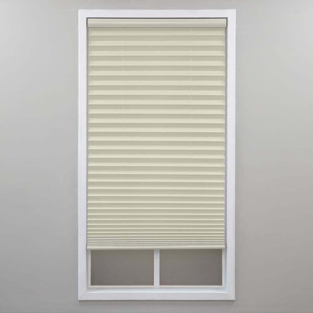 Ecru Cordless Light Filtering Polyester Pleated Shades - 38.5 in. W x 48 in. L price history on PriceWatchPro