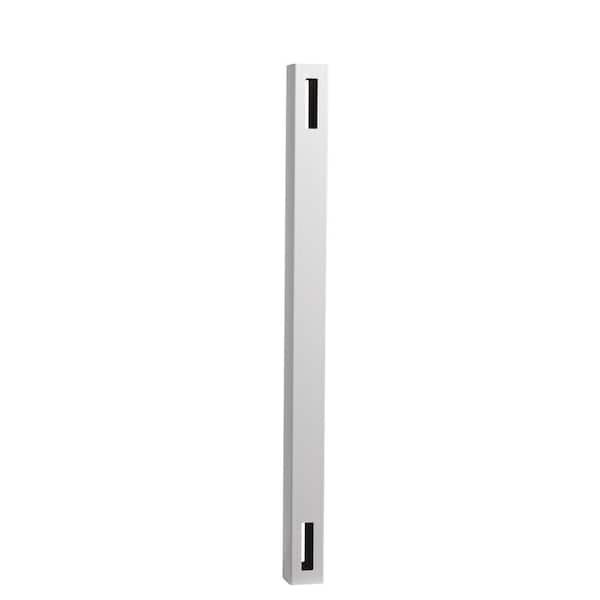 Veranda 5 in. x 5 in. x 9 ft. White Vinyl Fairfax Privacy Fence Line Post