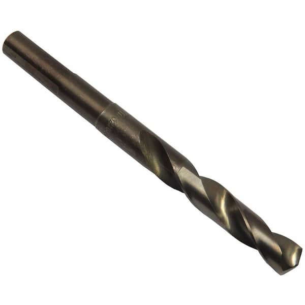 Drill America 47/64 in. m35 Cobalt Reduced Shank Twist Drill Bit with 1/2 in. Shank
