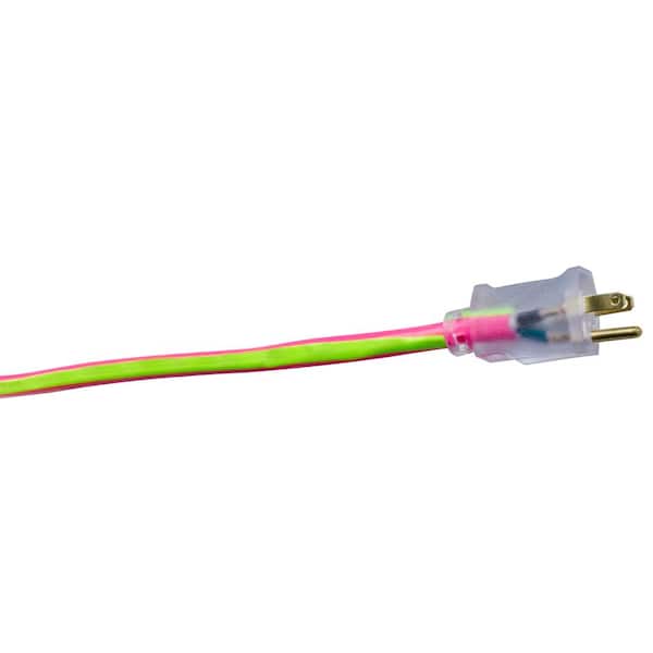 Southwire 50 ft. 12/3 SJTW Hi-Visbility Multi-Color Outdoor