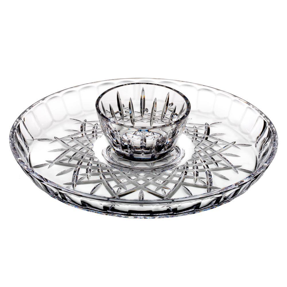 Markham 12.5 in. Clear Cut Crystal Round Chip and Dip Server price history on PriceWatchPro