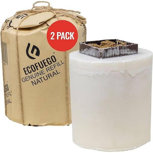 Natural Wax Refill-Double Pack