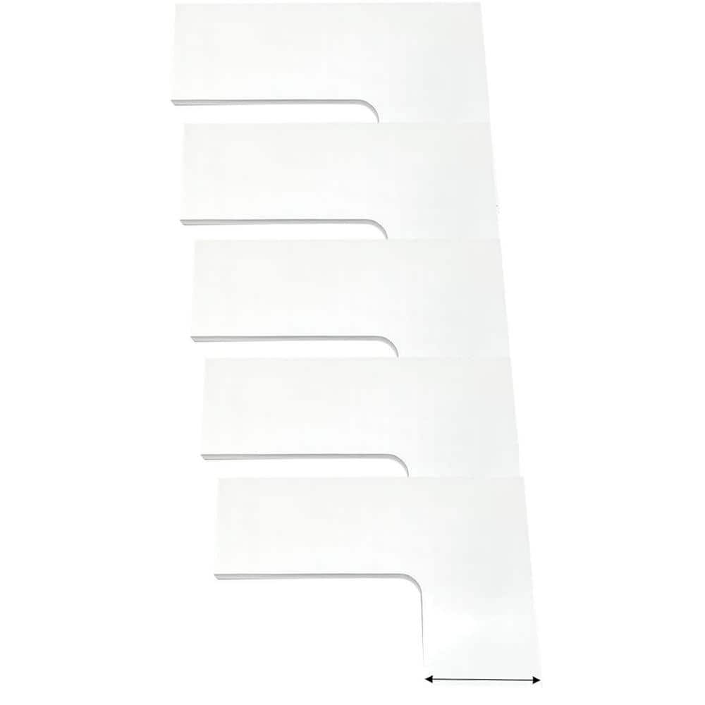 16.1 in. W x 11.4 in. D Corner Floating Shelves (Set of 5) Decorative Wall 